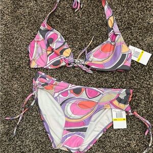 Michael Kors Pink and Purple Bikini Set NWT